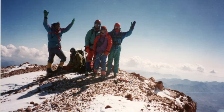 “En la cara sur del Mercedario, un resbalón puede significar la muerte”