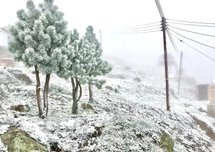 Un sorpresivo frente de aire frío con nevadas en el país Un sorpresivo frente de aire frío con nevadas en el país