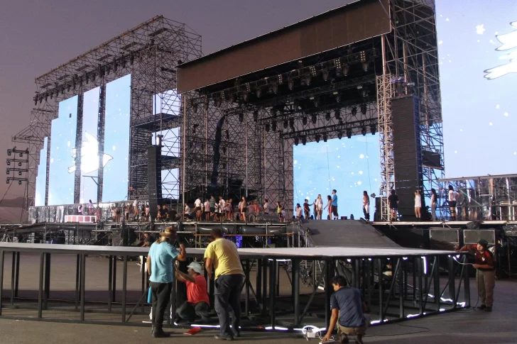 El festejo tendrá 3 veces más trabajadores que la mina Veladero