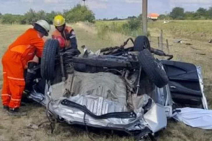 Mueren dos amigos que viajaron por negocios y volcaron en Entre Ríos