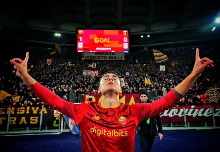 Paulo Dybala hizo delirar a la Roma