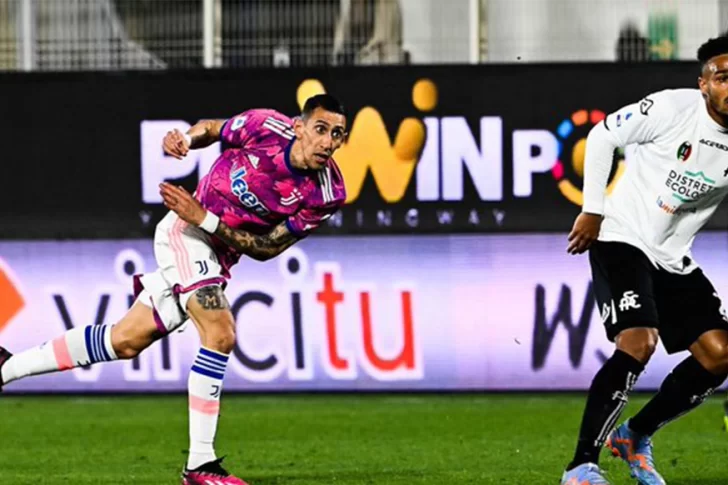 Di María fue clave en la victoria de la Juventus