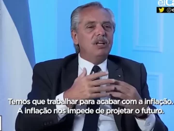 Alberto Fernández: “Gran parte de la inflación es autoconstruida, está en la cabeza de la gente” Alberto Fernández: “Gran parte de la inflación es autoconstruida, está en la cabeza de la gente”
