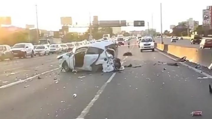 Choque múltiple en Panamericana: murió una mujer y uno de los conductores estaba alcoholizado Choque múltiple en Panamericana: murió una mujer y uno de los conductores estaba alcoholizado