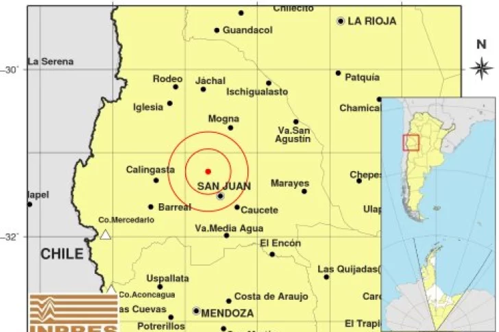 Dos sismos sentidos en San Juan con diferencia de apenas cuatro horas