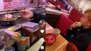 Quisieron ser virales y terminaron detenidos por lamer piezas de sushi Quisieron ser virales y terminaron detenidos por lamer piezas de sushi