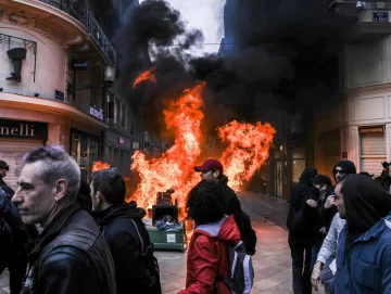 Se multiplican las protestas contra la reforma jubilatoria en Francia Se multiplican las protestas contra la reforma jubilatoria en Francia