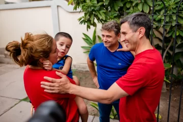 Andino eligió Chimbas para comenzar su campaña Andino eligió Chimbas para comenzar su campaña