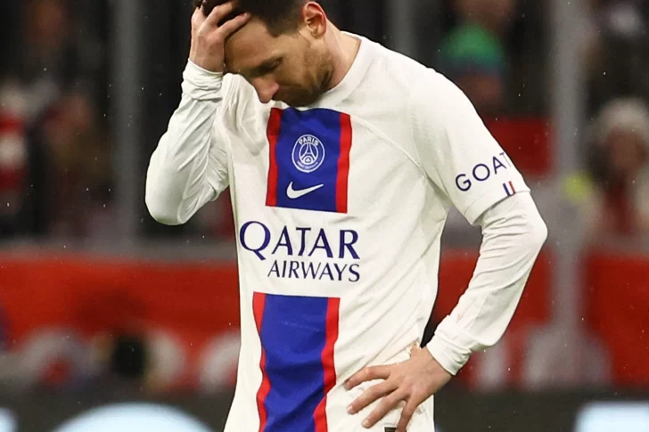 Nueva frustración de Messi y PSG