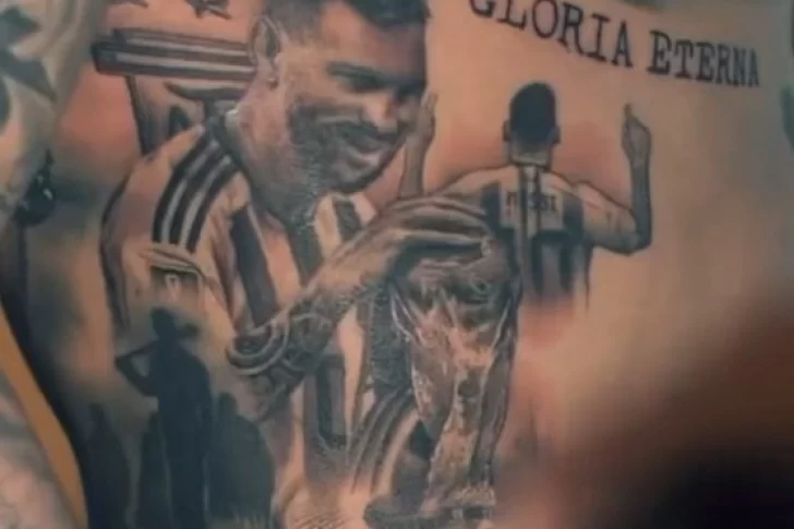 Messi y su agradecimiento a Otamendi por el tatuaje