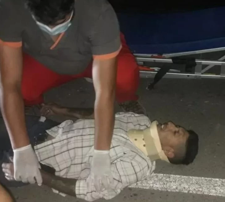 Atropelló a un hombre y fugó Atropelló a un hombre y fugó