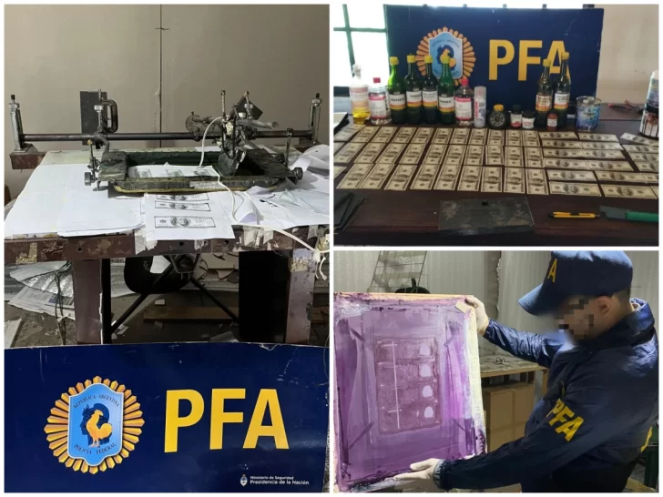 Cae banda familiar que falsificaba dólares Cae banda familiar que falsificaba dólares