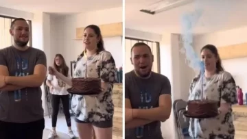 Festejaba el cumpleaños de su novio y cometió un error que se volvió viral Festejaba el cumpleaños de su novio y cometió un error que se volvió viral