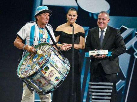 Argentina obtuvo el The Best como Mejor Hinchada y el “Tula” recibió la distinción