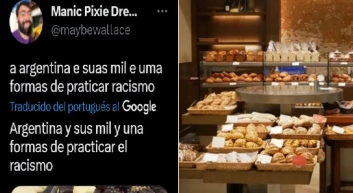 Un brasilero entró a una panadería en Argentina y se indignó: “Practican el racismo” Un brasilero entró a una panadería en Argentina y se indignó: “Practican el racismo”