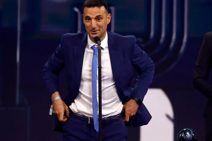 Lionel Scaloni ganó el premio The Best como Mejor Entrenador