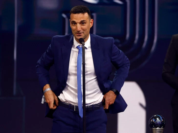 Lionel Scaloni ganó el premio The Best como Mejor Entrenador