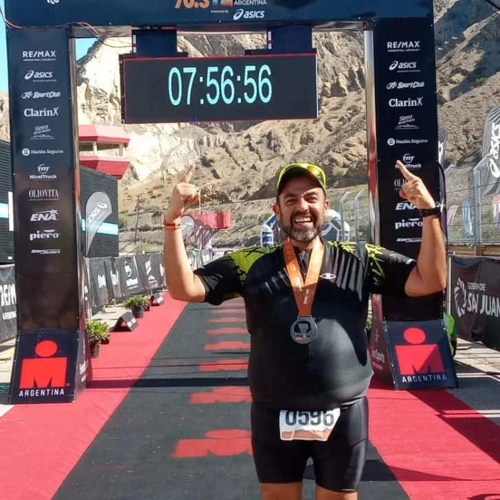 Dejó el triatlón por la muerte de su padre y volvió tras subir 70kg: “El deporte me salvó” Dejó el triatlón por la muerte de su padre y volvió tras subir 70kg: “El deporte me salvó”