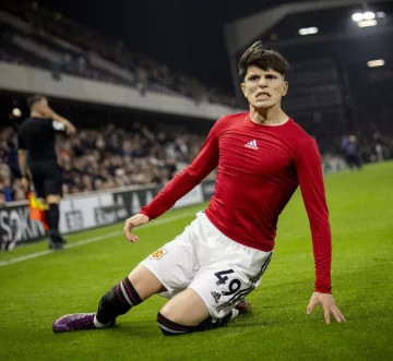 Garnacho, cada vez más lejos Garnacho, cada vez más lejos