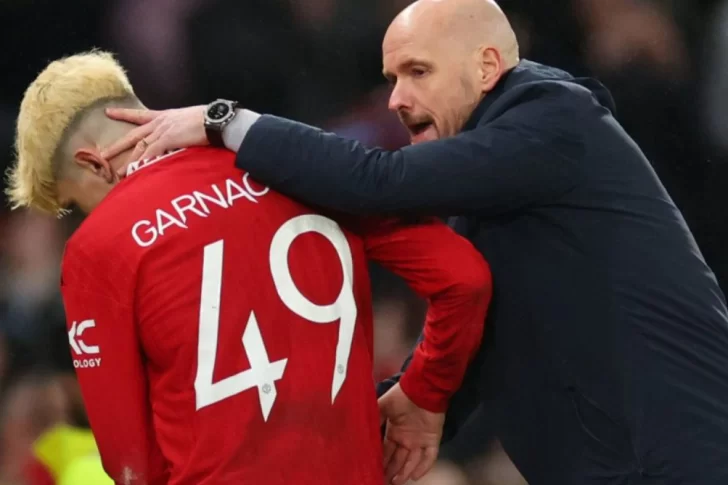 El técnico del Manchester no dejará venir a Garnacho