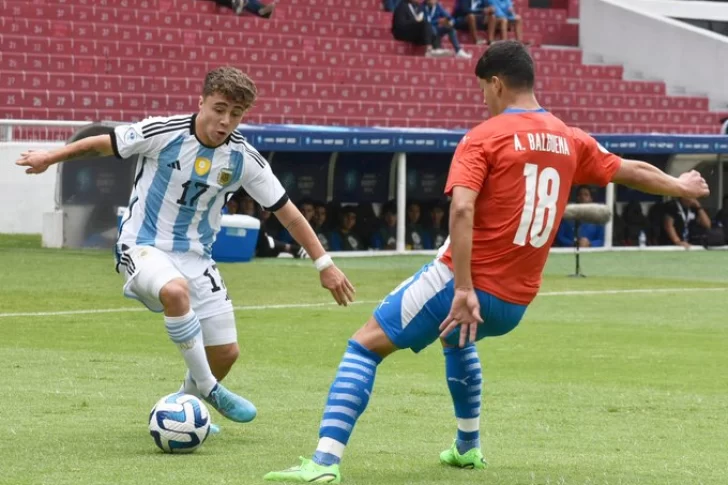 El seleccionado Sub-17 empató con Paraguay y quedó a un paso del Mundial