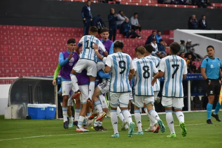 El Sub 17 argentino derrotó a Venezuela y dio un paso más hacia el Mundial