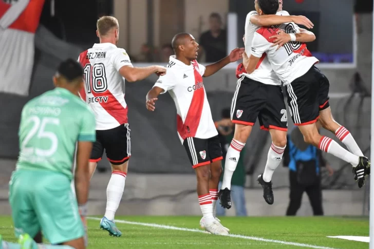 River encadenó su cuarta victoria al hilo y se consolida en la cima del torneo