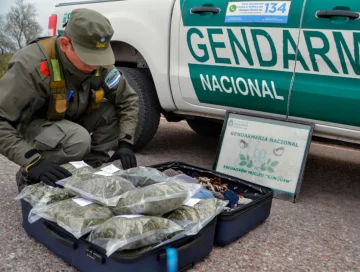 Viajaba en un micro con más de 4 kilos de marihuana en su equipaje Viajaba en un micro con más de 4 kilos de marihuana en su equipaje