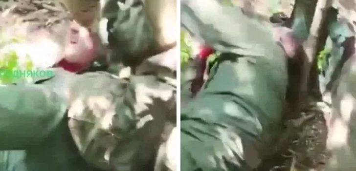 Conmoción por video con la supuesta decapitación de un soldado ucraniano por uno ruso