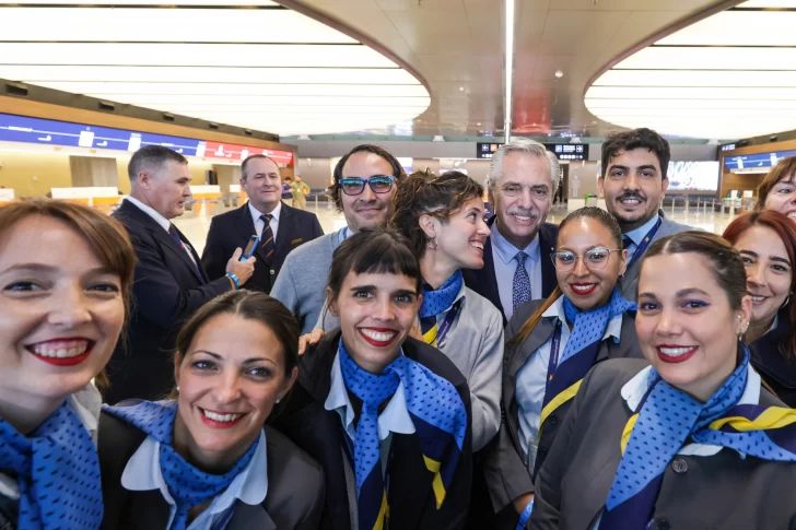 Alberto inauguró la nueva terminal en Ezeiza