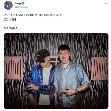 Bizarrap presentó la “session” de Peso Pluma con un llamativo cortometraje Bizarrap presentó la “session” de Peso Pluma con un llamativo cortometraje