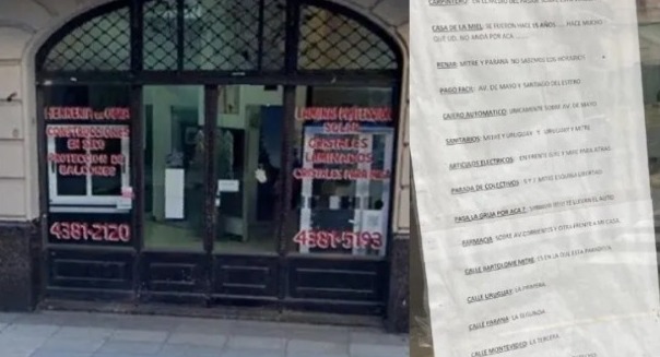 Se cansó de las preguntas, colgó un polémico cartel en la puerta de su local y es viral Se cansó de las preguntas, colgó un polémico cartel en la puerta de su local y es viral