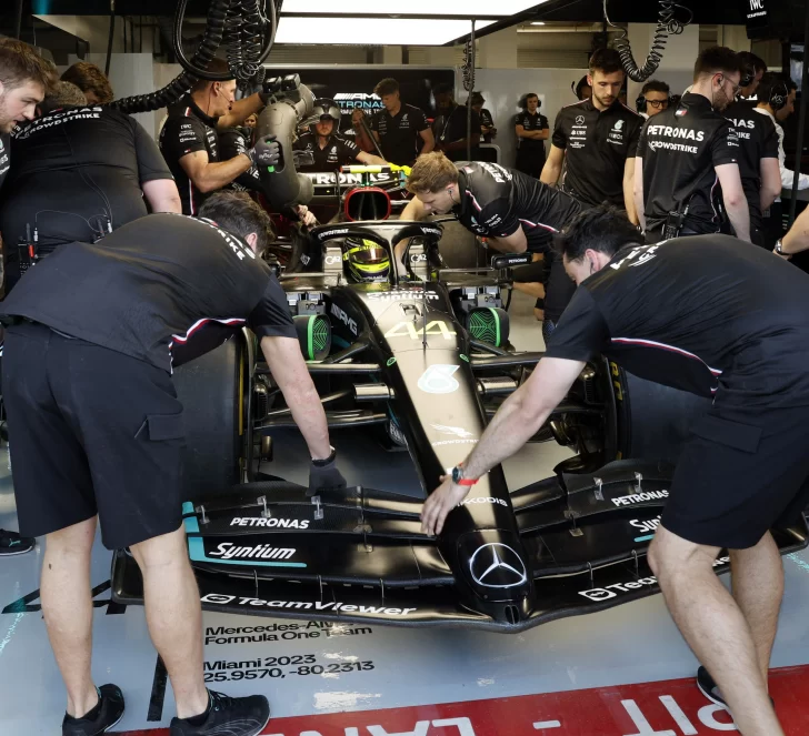 Mercedes empezó mejor el GP de Miami Mercedes empezó mejor el GP de Miami