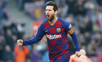 Messi, por detrás de un volante Messi, por detrás de un volante
