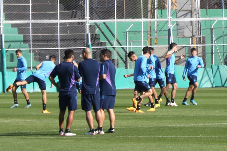 Práctica liviana y mirando la rotación