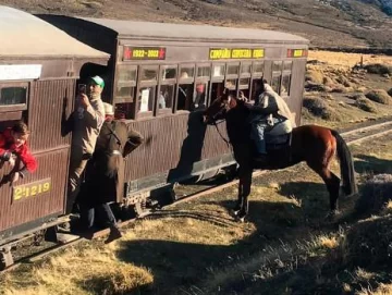 Una fiesta con actores en Chubut por el tren La Trochita
