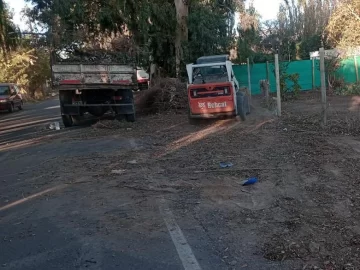 Mejoras de banquinas en Pocito Mejoras de banquinas en Pocito