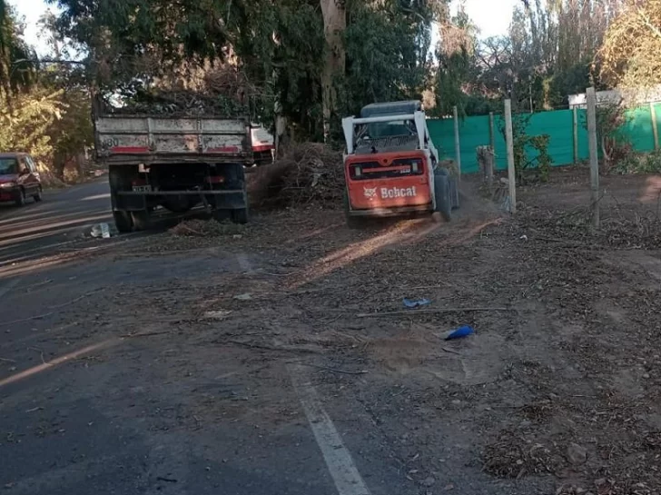 Mejoras de banquinas en Pocito Mejoras de banquinas en Pocito