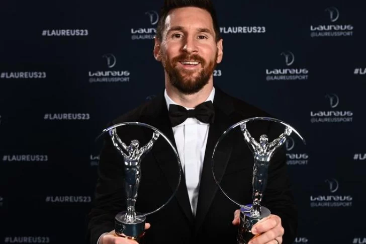 Lionel Messi ganó su segundo premio Laureus como Mejor Deportista del Año