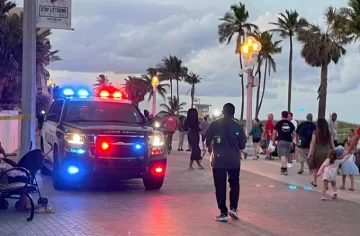 Un tirador dejó al menos nueve heridos tras abrir fuego en medio de Hollywood Beach Un tirador dejó al menos nueve heridos tras abrir fuego en medio de Hollywood Beach