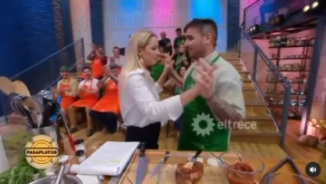 De la mano de un chef sanjuanino, Karina Zampini bailó cuarteto con Omega De la mano de un chef sanjuanino, Karina Zampini bailó cuarteto con Omega