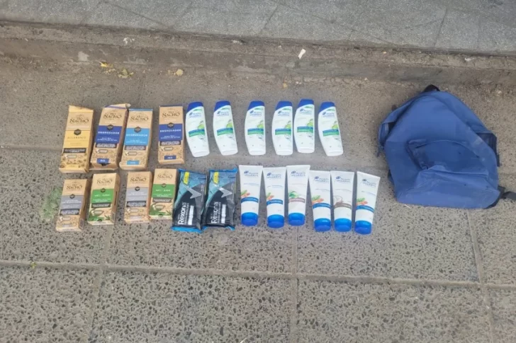 Lo mandan al Penal por sustraer de un comercio una mochila con champú, acondicionador y jabón