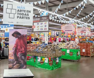 Arte en el supermercado