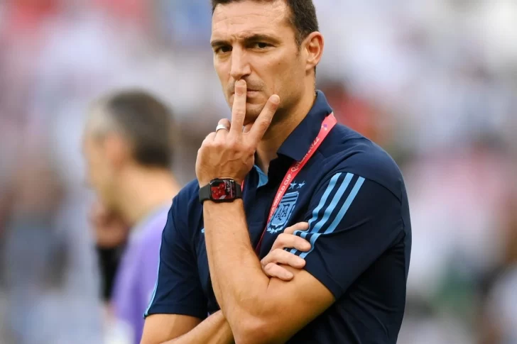 Antes de la gira por China, Scaloni no se guardó nada