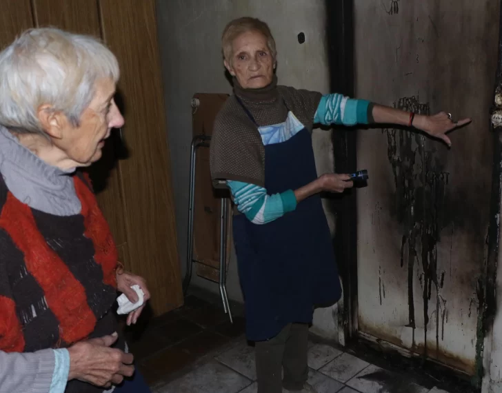 Dos ancianas y el drama de un incendio que fue muy selectivo