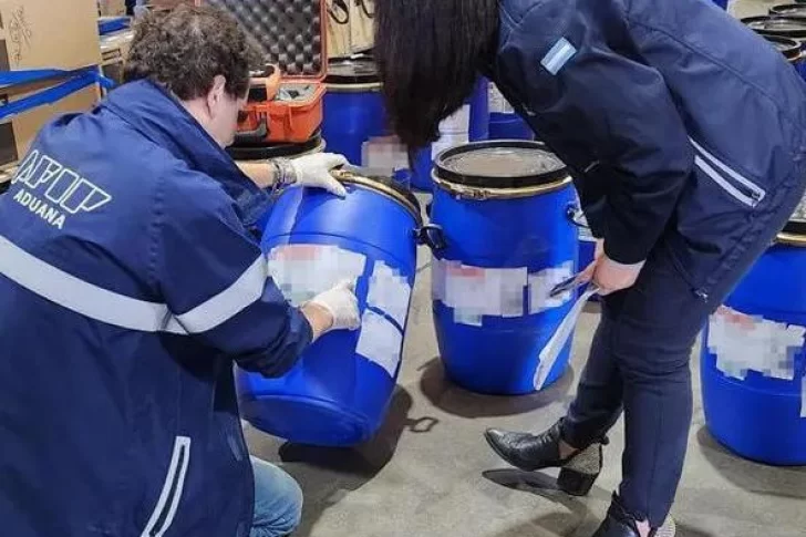 Descubren 600 kilos de pseudoefedrina en Ezeiza