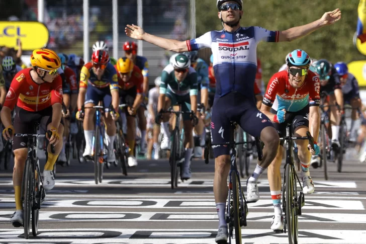 Tour de Francia: sorprendió Asgreen