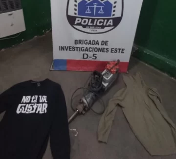 Caucete: robó dos costosas herramientas y lo sorprendieron cuando intentaba venderlas