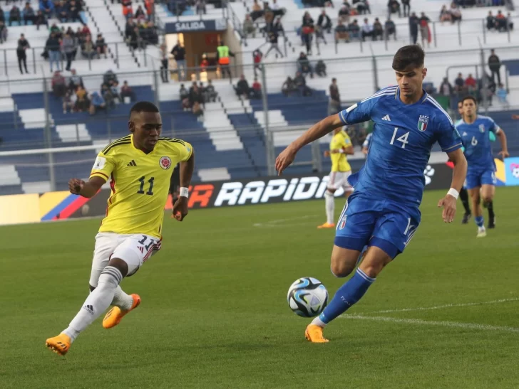 Italia derrotó a Colombia por 3 a 1, en el último juego del torneo en el San Juan Del Bicentenario Italia derrotó a Colombia por 3 a 1, en el último juego del torneo en el San Juan Del Bicentenario