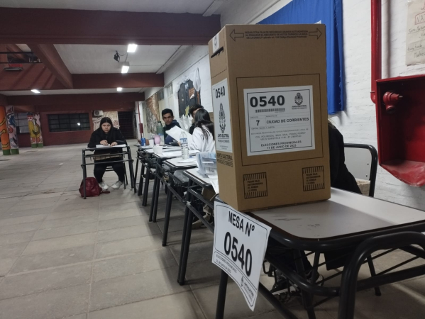 Legislativas en Corrientes: cerraron los comicios con normalidad y votó el 60% del padrón